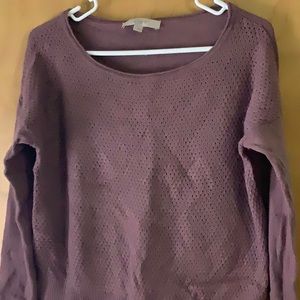 Loft Light Purple Sweater